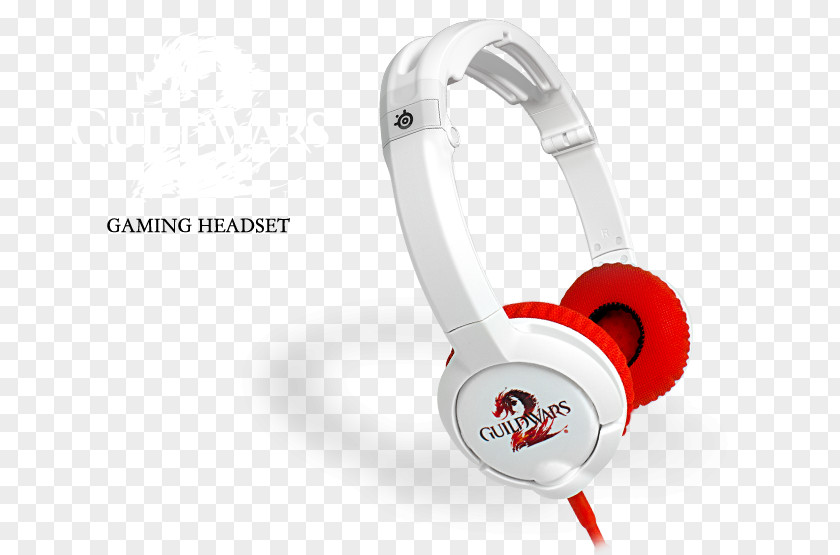 Headphones SteelSeries 61282 Guild Wars 2 Gaming Headset Video Game PNG