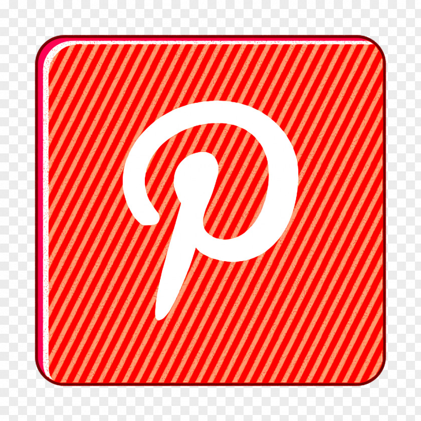 Label Rectangle P Icon Pinterest PNG