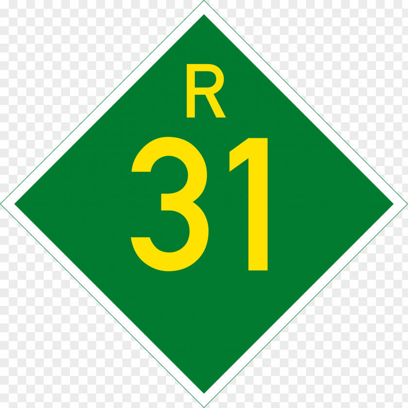 Road Sign Nasionale Paaie In Suid-Afrika R58 Highway Shield Route Number PNG