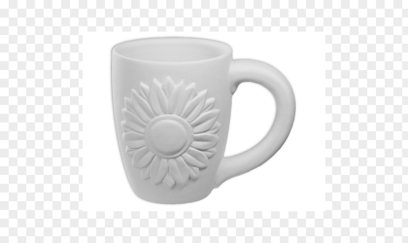 Triple H Sunflower Coffee Cup Product Design Mug Ceramic PNG