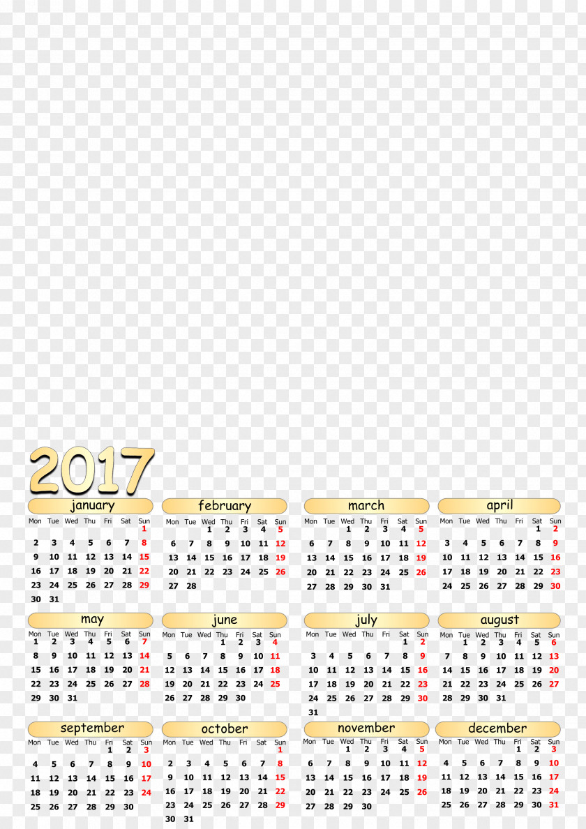 Calendar Template Download 0 Year 1 PNG