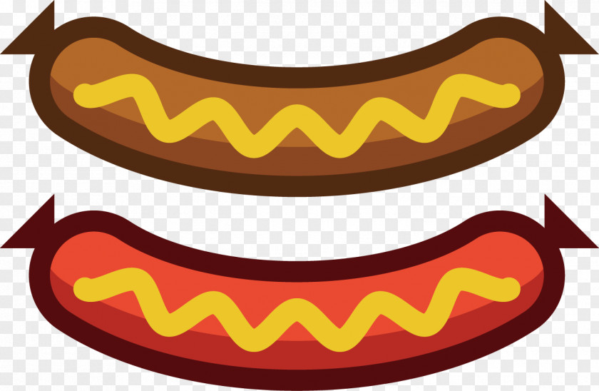 Creative Cartoon Hot Dog Hamburger Sausage Illustration PNG