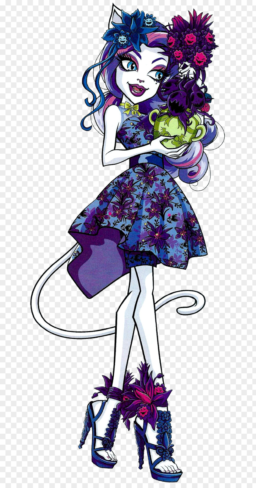 Fashion Pictures Monster High: Ghoul Spirit Doll Frankie Stein Ever After High PNG