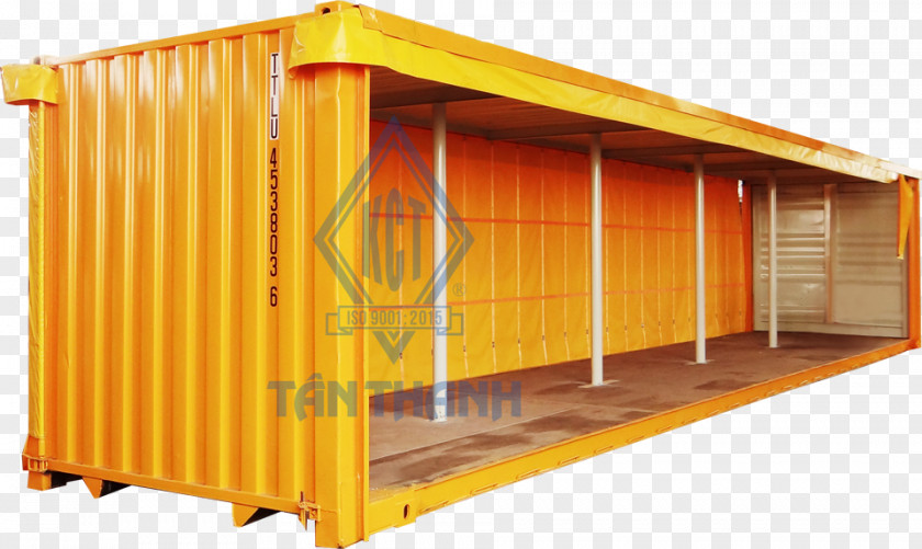 Flat Rack Intermodal Container Foot Production PNG