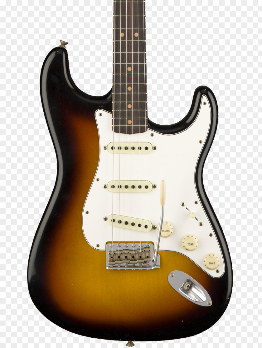 Guitar Fender Stratocaster Musical Instruments Corporation Electric Sunburst PNG