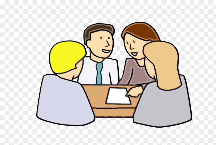 Job Interaction Cartoon People Conversation Clip Art Sharing PNG