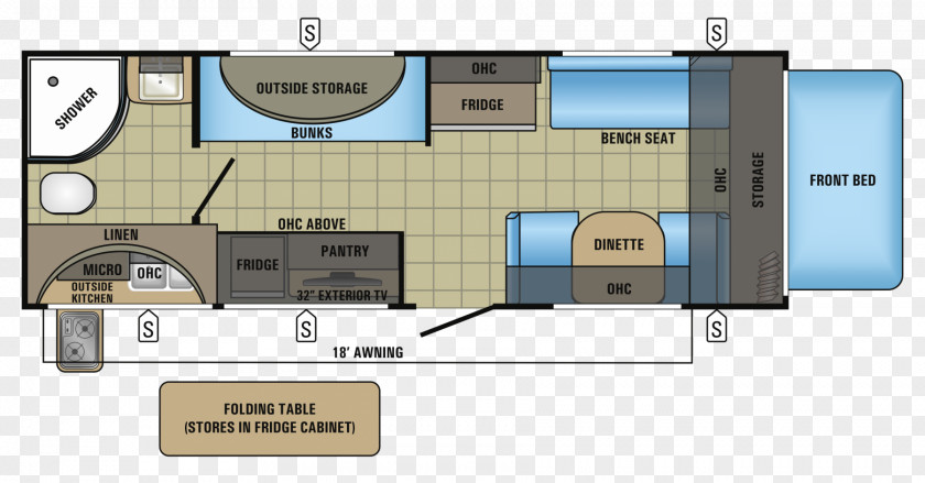 Open Refrigerator Floor Plan Jayco, Inc. Caravan Campervans PNG
