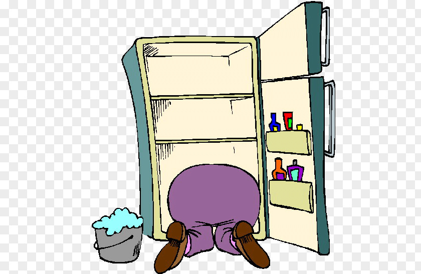 Refrigerator Clip Art Cupboard Kitchen Freezers PNG