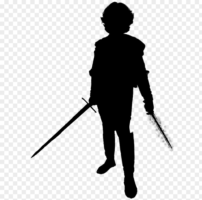 Silhouette Game Sorcerer Stencil PNG