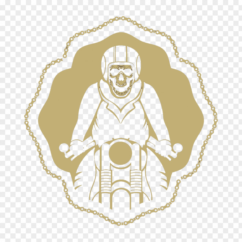 A Motorcycle Logo Illustration PNG