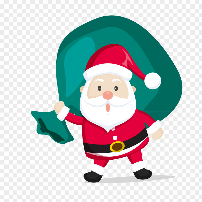 After Christmas Shopping Santa Claus Day Image Clip Art PNG