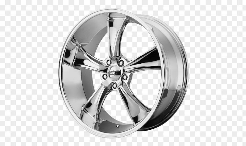 Chrome Plate Car Chevrolet American Racing Rim Wheel PNG