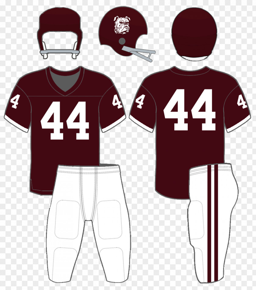Football Uniform Baseball Mississippi State University Bulldogs T-shirt Jersey PNG