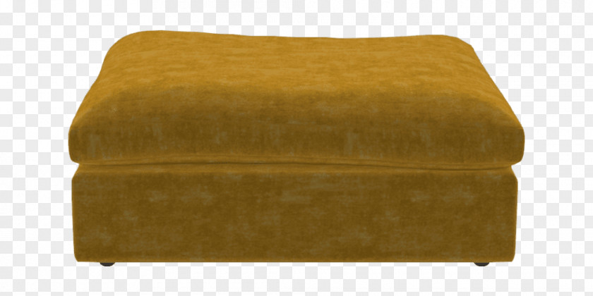Golden Yellow Material Foot Rests Rectangle Couch Studio Apartment PNG