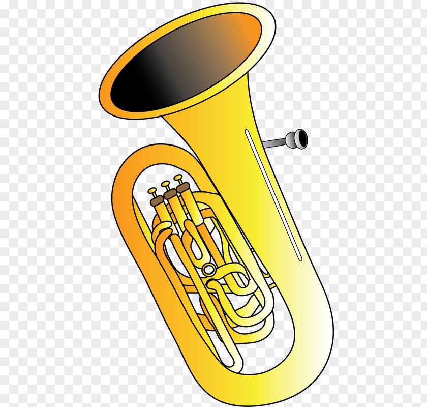 Musical Instruments Clip Art Mellophone Tuba Brass Image PNG