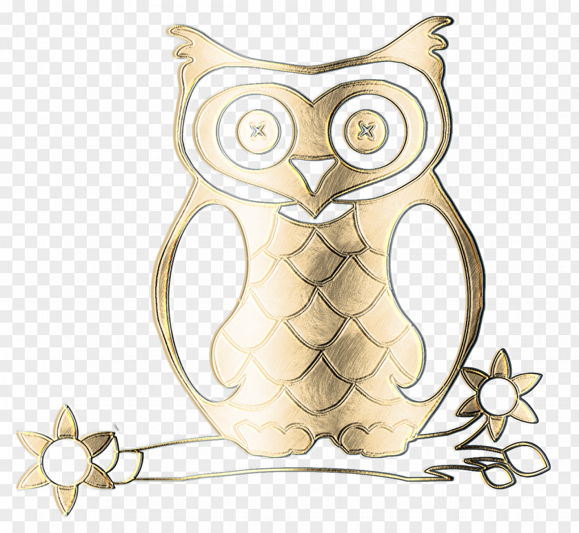 Owl Clip Art Graphics Gold Image PNG