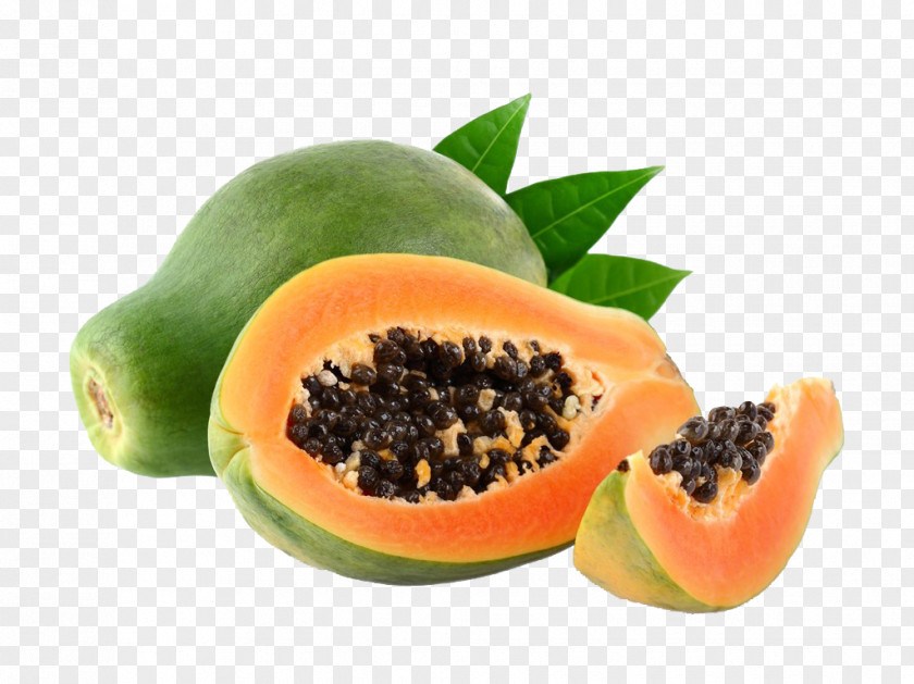 Papaya Dietary Supplement Papain Meat Tenderizer Extract PNG