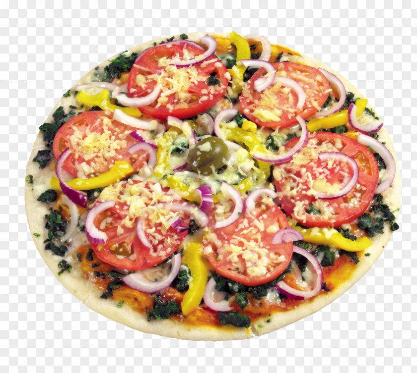 Vegetable Pizza Sausage Italian Cuisine Fast Food PNG
