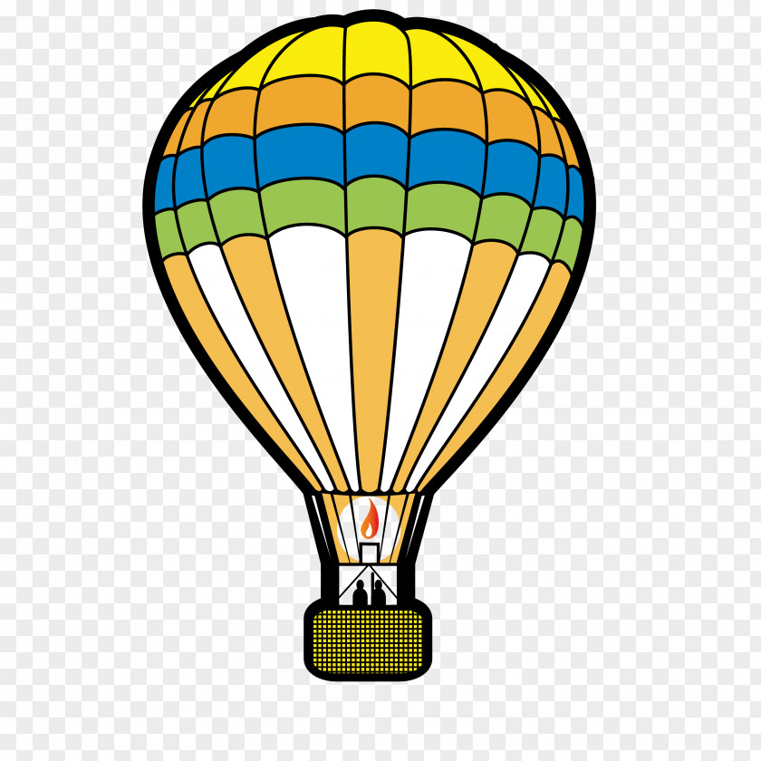 And A Huge Hot Air Balloon Ballooning Clip Art PNG