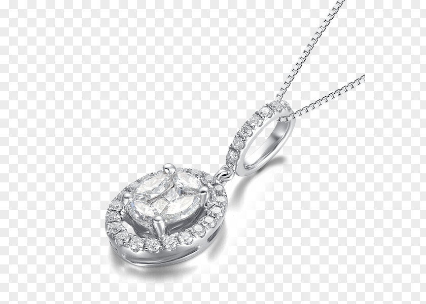 Diamond Locket Clarity Necklace Jewellery PNG
