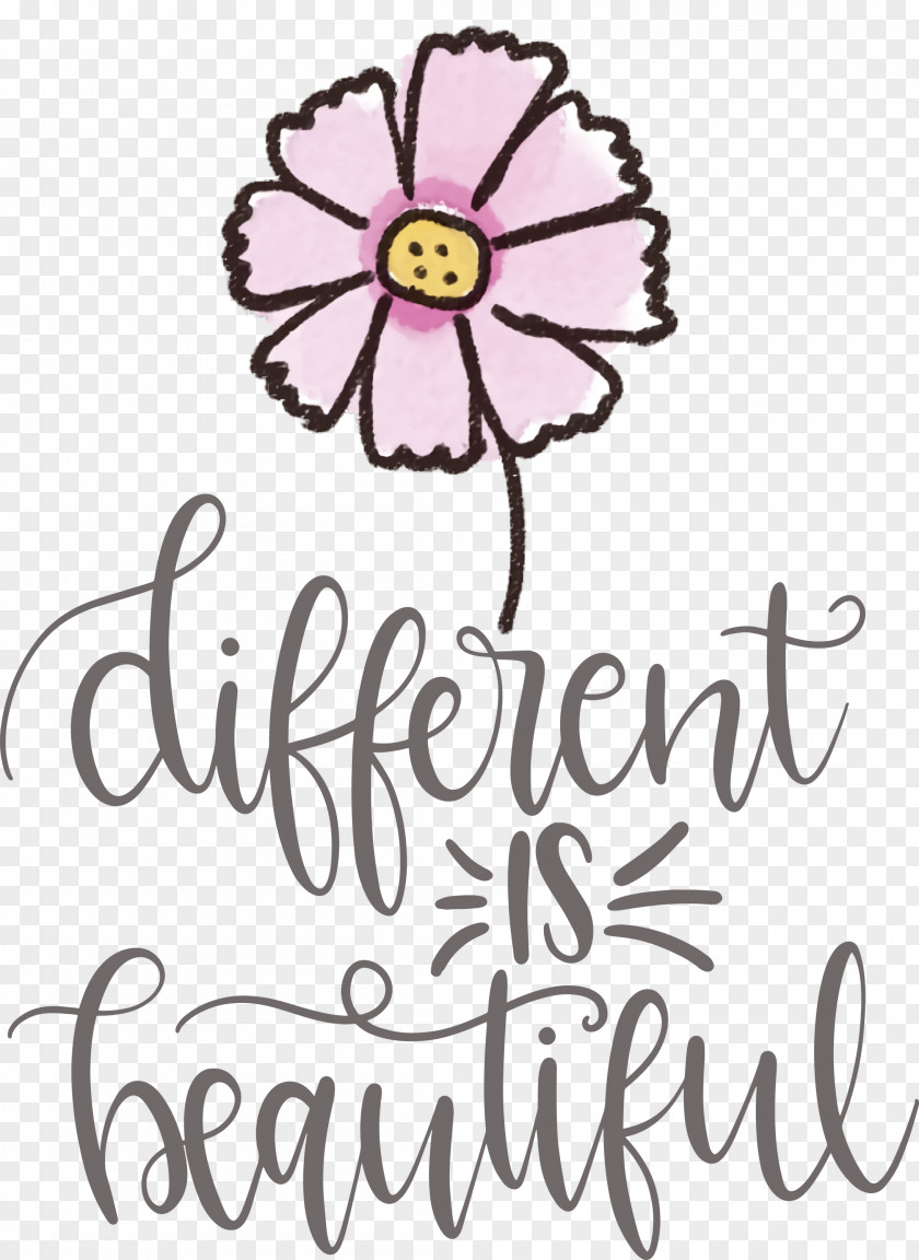 Different Is Beautiful Womens Day PNG