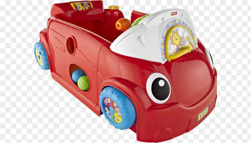 Fisher Price Little People Fisher-Price Laugh & Learn Smart Stages Crawl Around Car Toy PNG