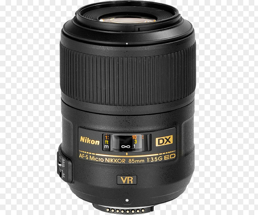 Nikkor Lens Nikon AF-S DX 35mm F/1.8G 85mm Micro-Nikkor F/3.5 Format Camera PNG