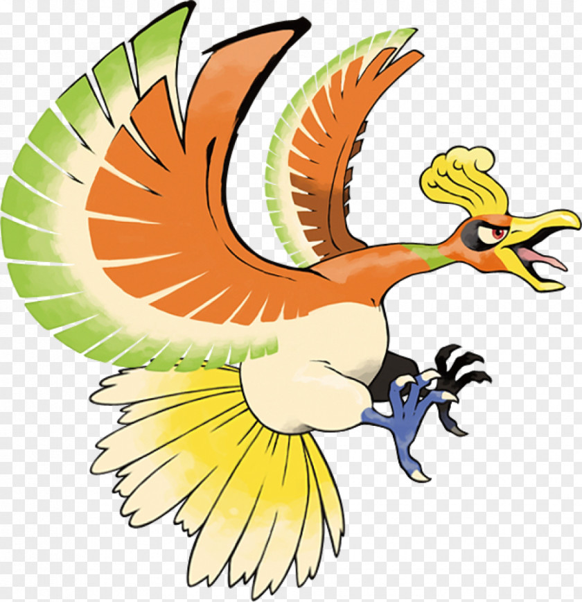 Pokémon HeartGold And SoulSilver Gold Silver Ruby Sapphire XD: Gale Of Darkness Ho-Oh PNG