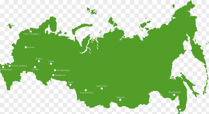 Russia Vector Map PNG