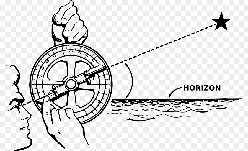 Celestial Navigation Sextant The Astrolabe Astronomy Clip Art PNG