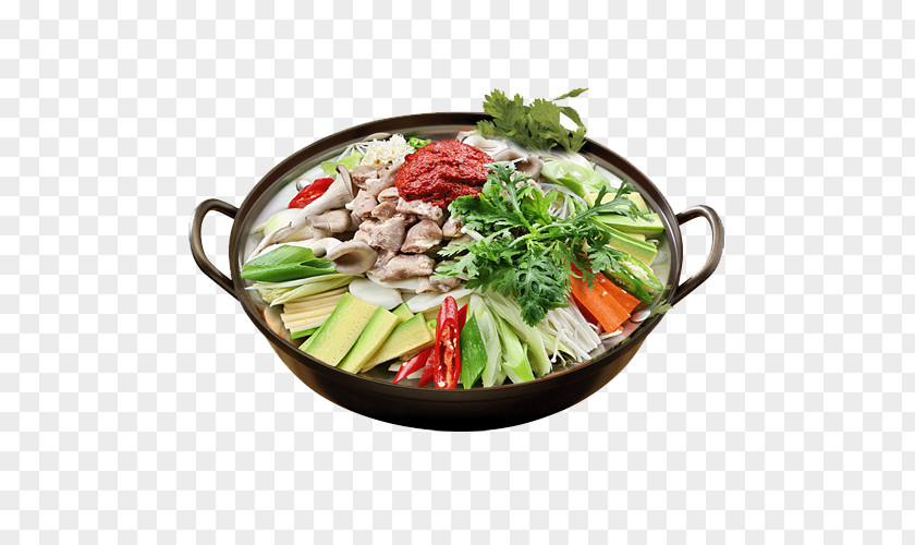 Vegetable Hot Pot Jeongol Gopchang Bulgogi Budae Jjigae PNG