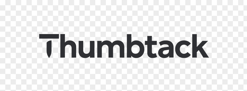 Black Thumbtack Logo Brand Product Design Font PNG