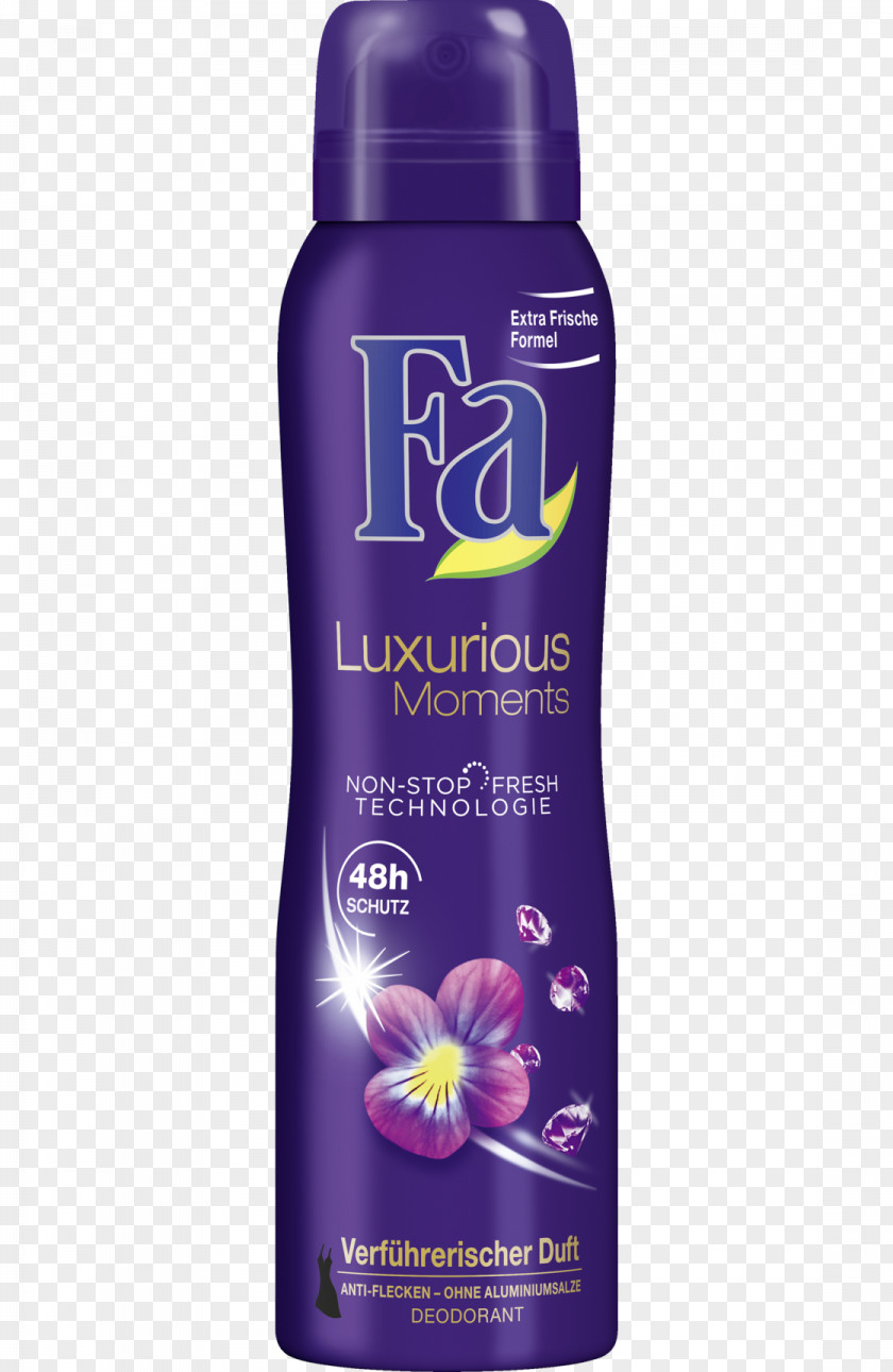 Faísca Deodorant Fa Shower Gel Lotion Aerosol Spray PNG