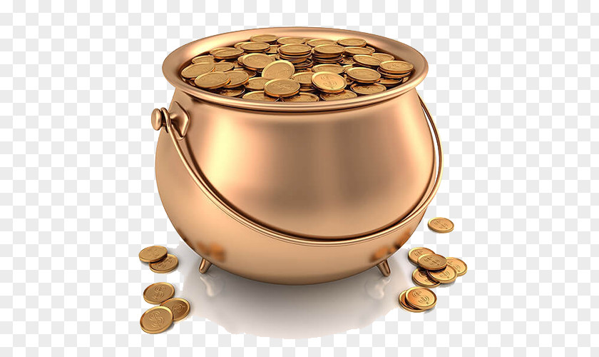 Gold California Rush Coin Stock Photography PNG