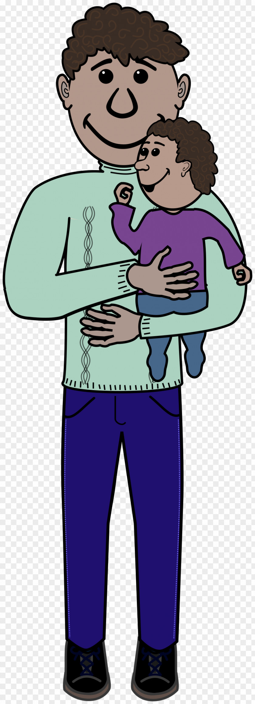 Kid Father Child Clip Art PNG