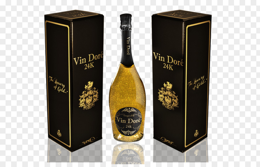 Champagne Sparkling Wine Cava DO Bottle PNG