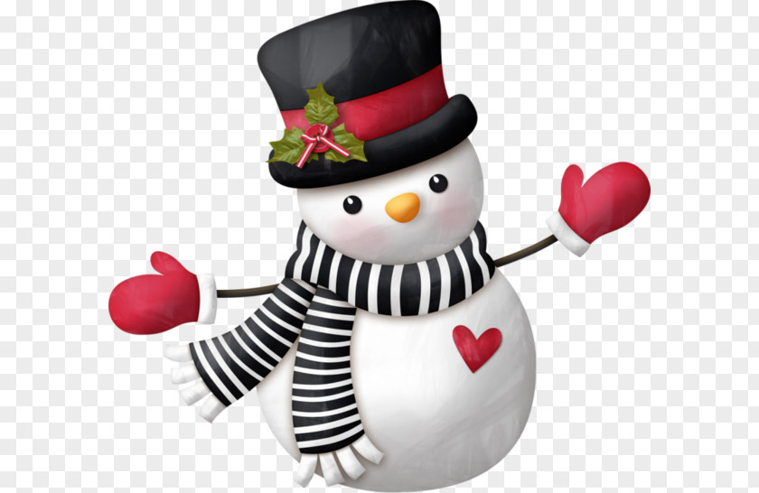 Creative Cute Snowman Olaf Santa Claus Christmas Clip Art PNG