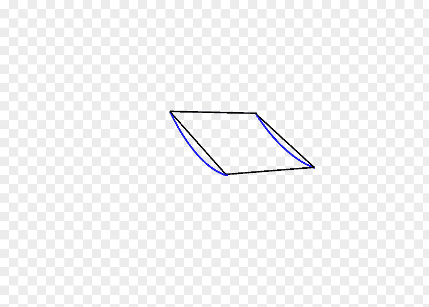 Curved Line Triangle Area PNG