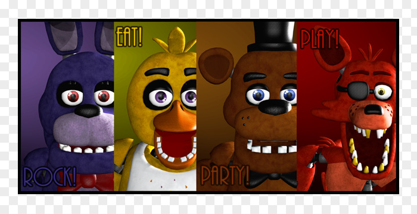 Five Nights At Freddy's Poster 2 3 Image Illustration PNG