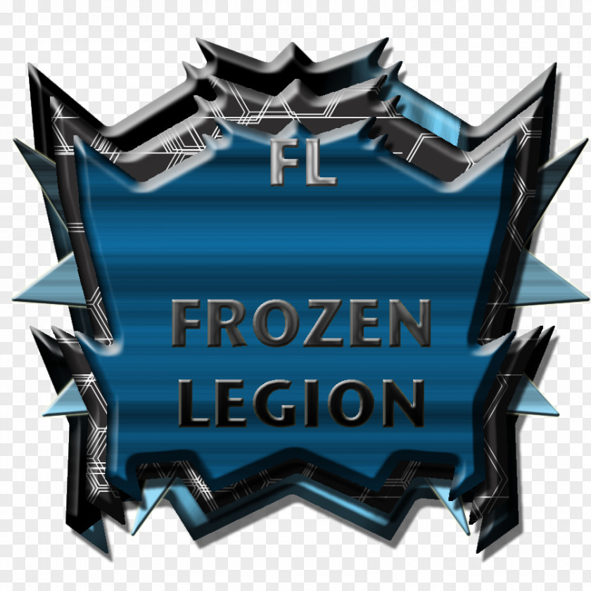 Frozen Logo Brand Legion Font PNG