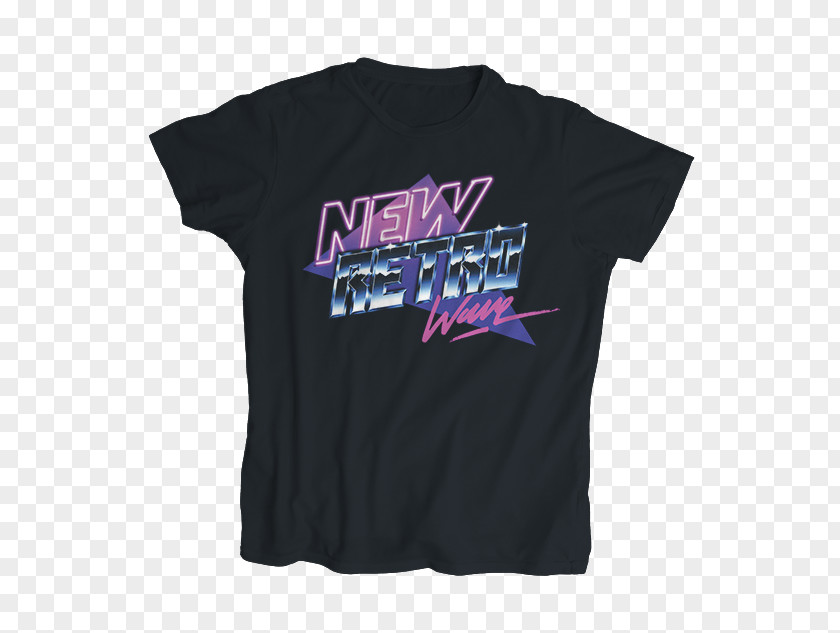 Mockup T-shirt 1980s Synthwave NewRetroWave Clothing PNG