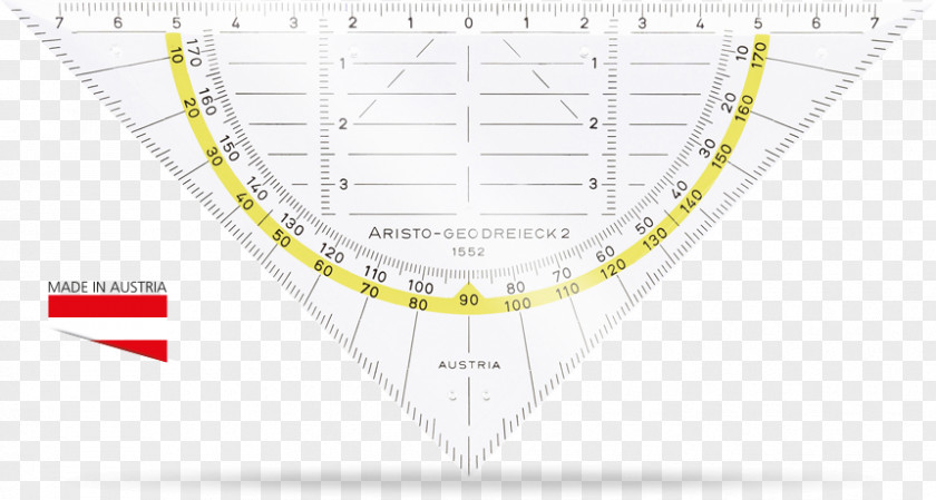 Triangle Set Square Cartabó Aristo Protractor PNG