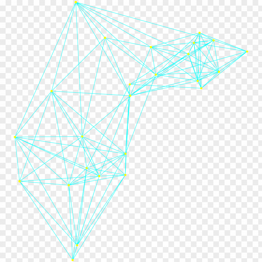 Floating Lines Triangle Structure Symmetry Area Pattern PNG