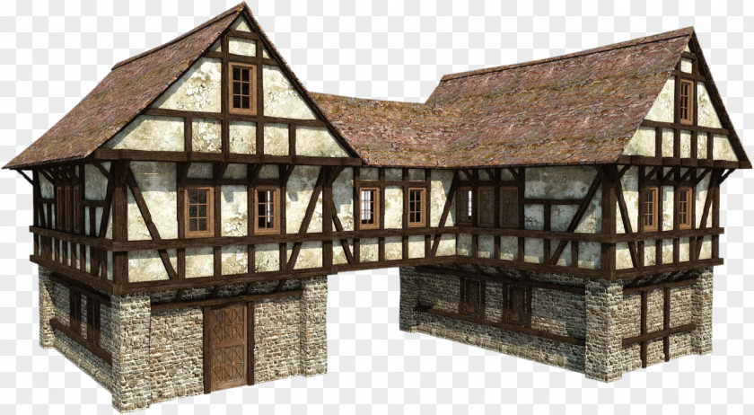 Houses Minecraft Middle Ages Manor House Building PNG