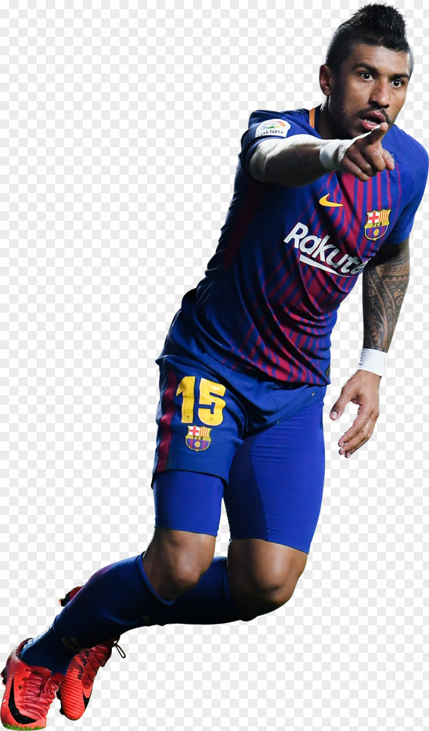 Paulinho FC Barcelona La Liga Jersey Football Player PNG