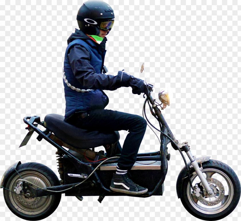 Scooter Electric Vehicle Motorcycle Visualization PNG