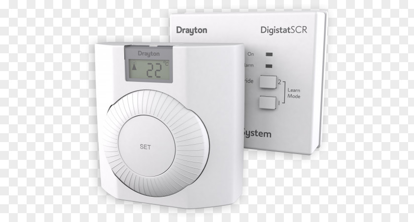 Shadow Angle Room Thermostat Wireless Honeywell PNG