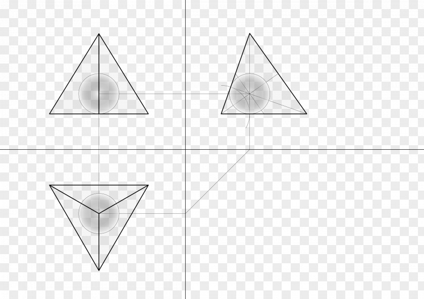 Tetrahedral Opening Triangle Point PNG