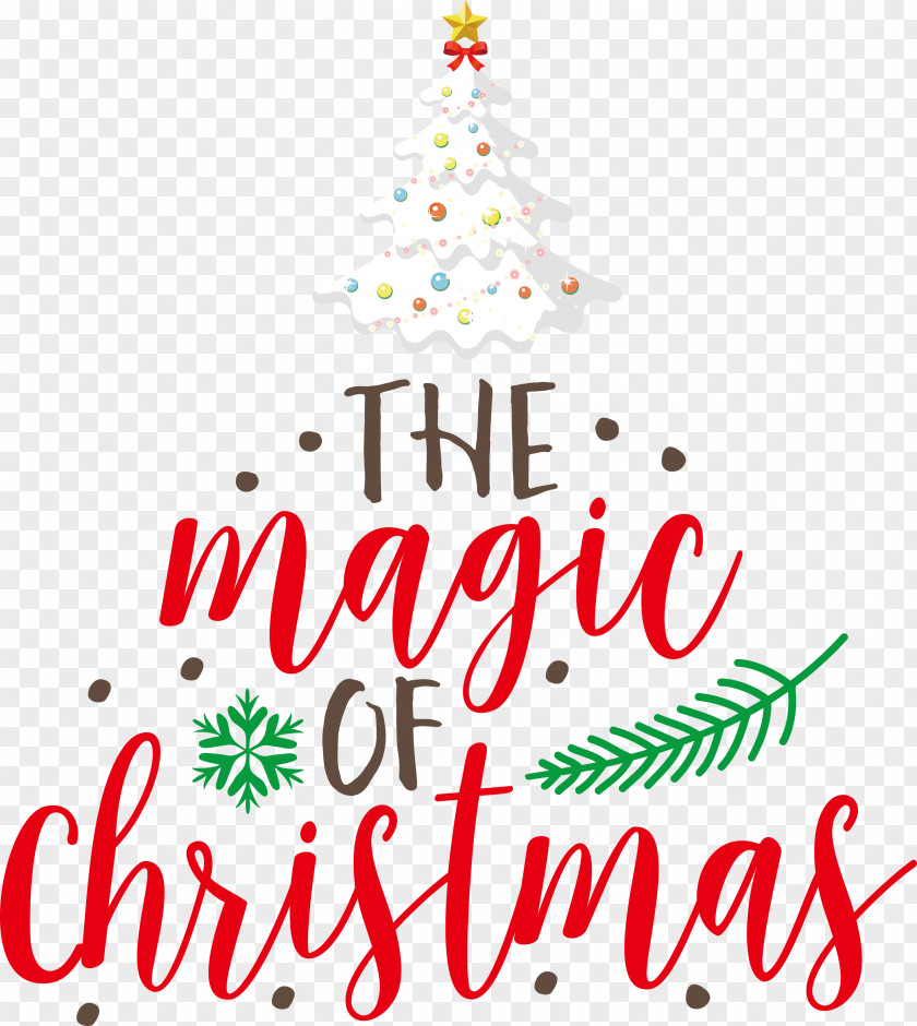 The Magic Of Christmas Tree PNG