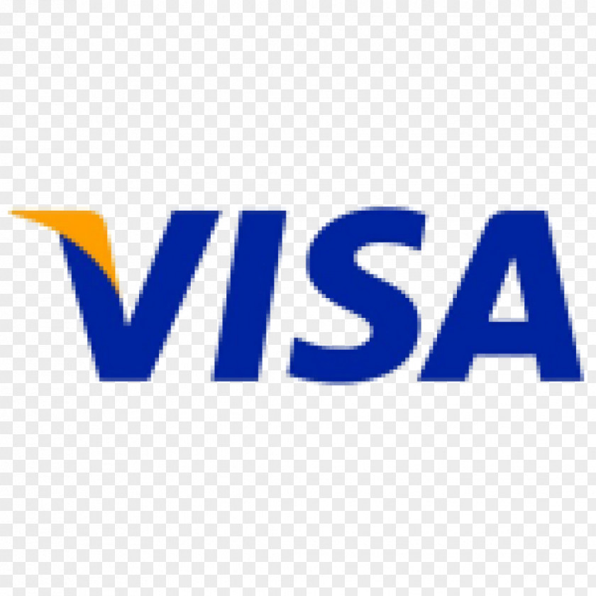 Visa Logo Wordmark Brand PNG